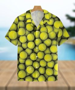 Tennis Ball Pattern Tropical Hawaiian Shirt For Men And Women