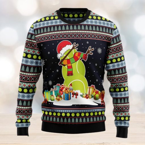 Tennis Snowman Ugly Christmas Sweater Thankgiving Gift Men Women