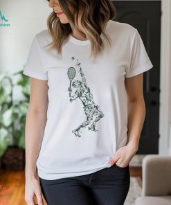 Tennis T Shirt Player Positions Balls Racket In Drawing Classic Sweatshirt