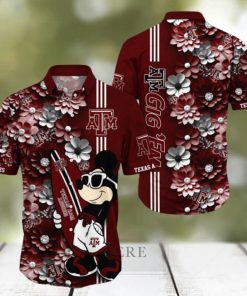 Texas A ampM Aggies Aloha Mick Pattern Hawaiian Shirt For Fans