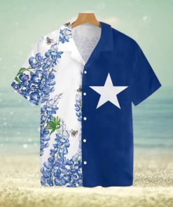 Texas Flag Bluebonnets Ver4 Tropical Hawaiian Shirt For Men And Women