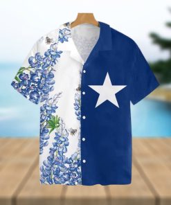 Texas Flag Bluebonnets Ver4 Tropical Hawaiian Shirt For Men And Women