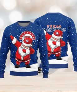 Texas Rangers Dab Santa Ugly Christmas Sweater