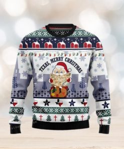 Texas Santa Christmas Ugly Sweater Party