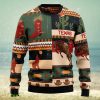 Freddy Krueger Costume Ugly Christmas Sweater