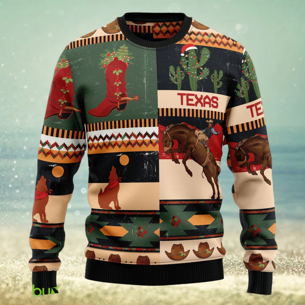 Awesome Texas Ugly Christmas Sweaters - Limotees