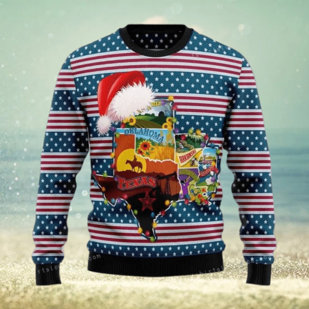 Awesome Texas Ugly Christmas Sweaters - Limotees