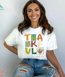 Thankful Teacher Tee, Teacher Thanksgiving Shirt, Cute Turkey Teacher Shirt, Thanksgiving Gifts For Teacher Merch