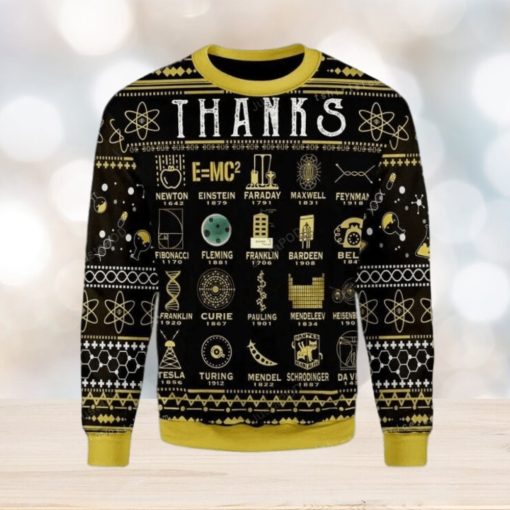 Thanks Science Womens Ugly Sweater