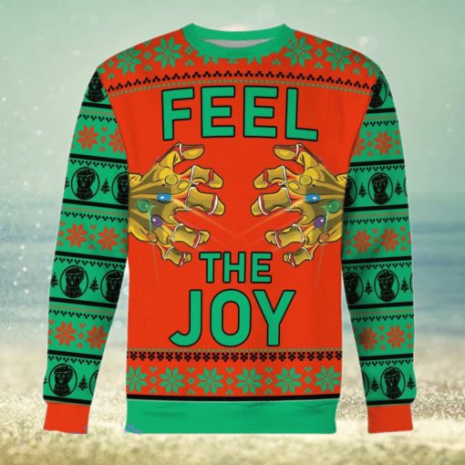 Thanos Feel The Joy Ugly Christmas Sweater Xmas Gift Men And Women Christmas Sweater