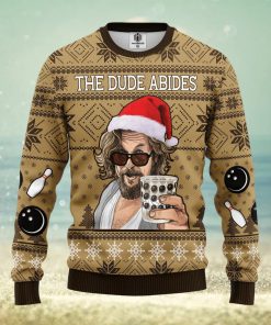 The dude 2025 abides christmas sweater