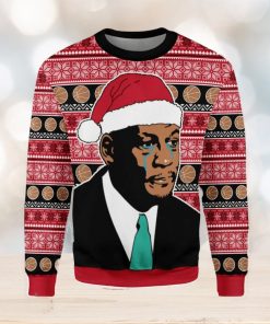 The Crying MJ Ugly Christmas Sweater Xmas Gift Men And Women Christmas Sweater