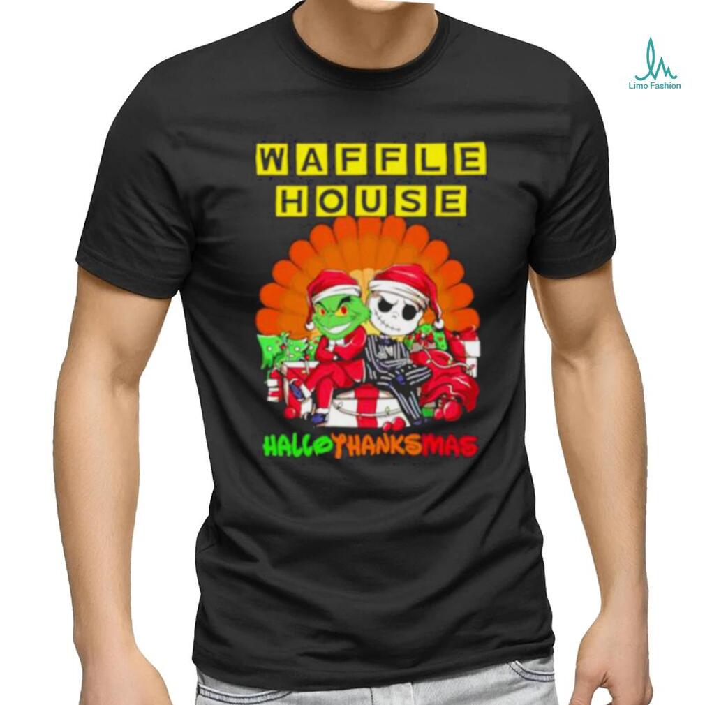 The Grinch Waffle House Hallothanksmas 2023 Shirt, hoodie