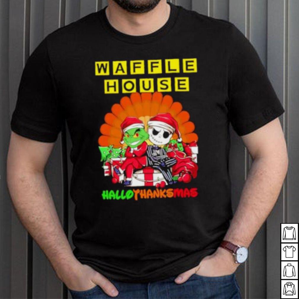 The Grinch Waffle House Hallothanksmas 2023 Shirt, hoodie