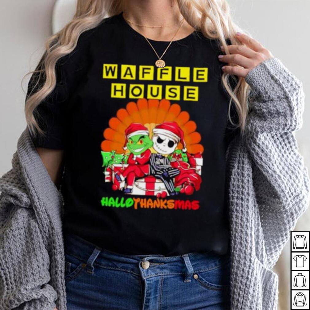 The Grinch Waffle House Hallothanksmas 2023 Shirt, hoodie