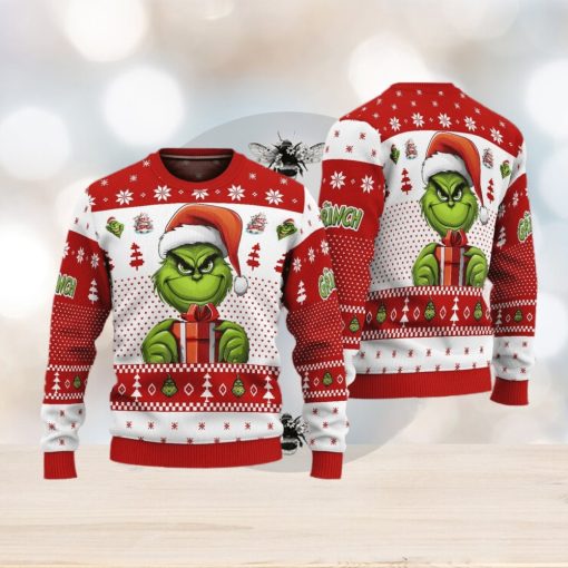 The Grinch Art Gift Ugly Christmas Sweater Funny Christmas Gift