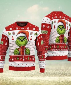 The Grinch Art Gift Ugly Christmas Sweater Funny Christmas Gift