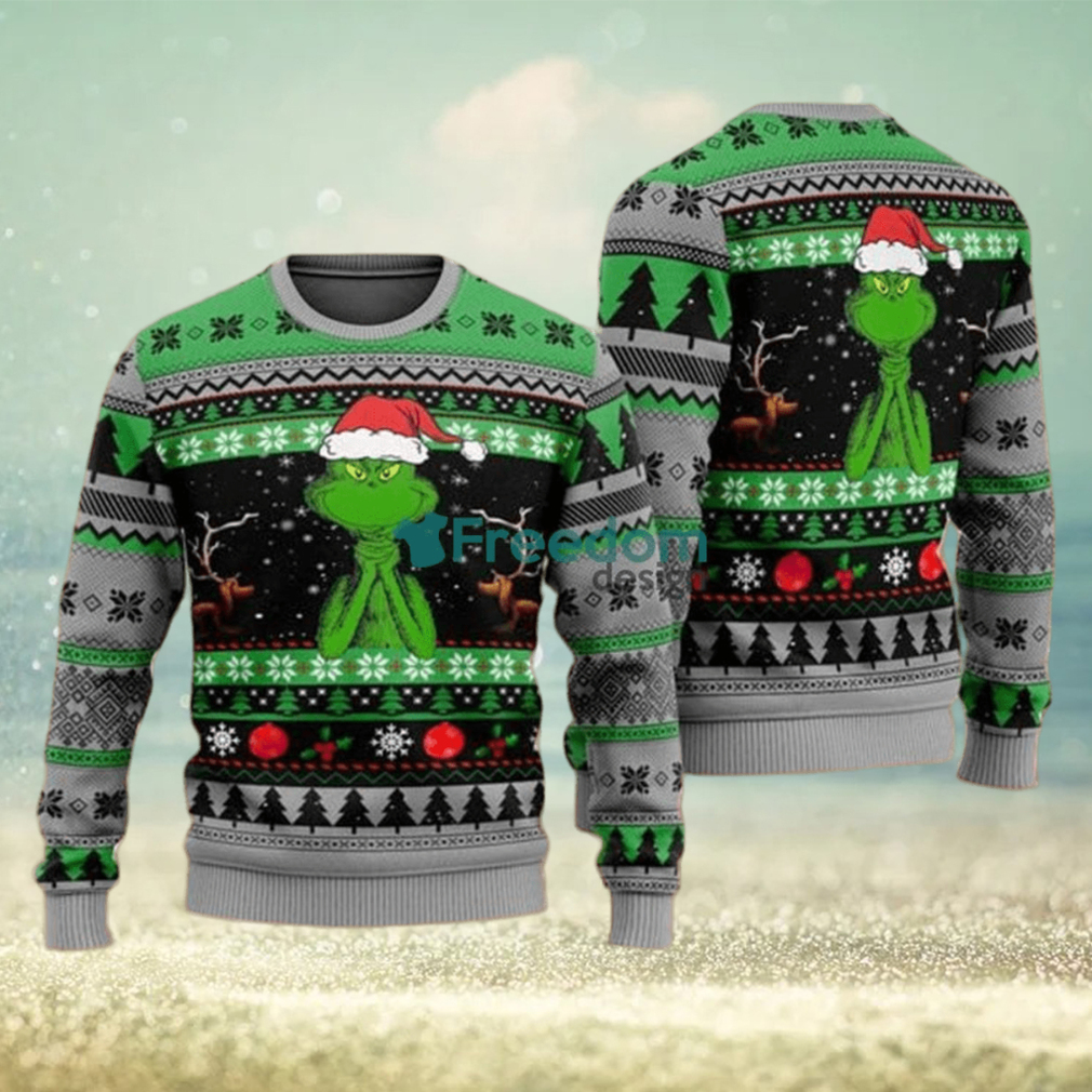 Baltimore Ravens Grinch Christmas AOP Sweater