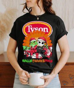 The Grinch and Jack Skellington Tyson Hallothanksmas 2023 Shirt