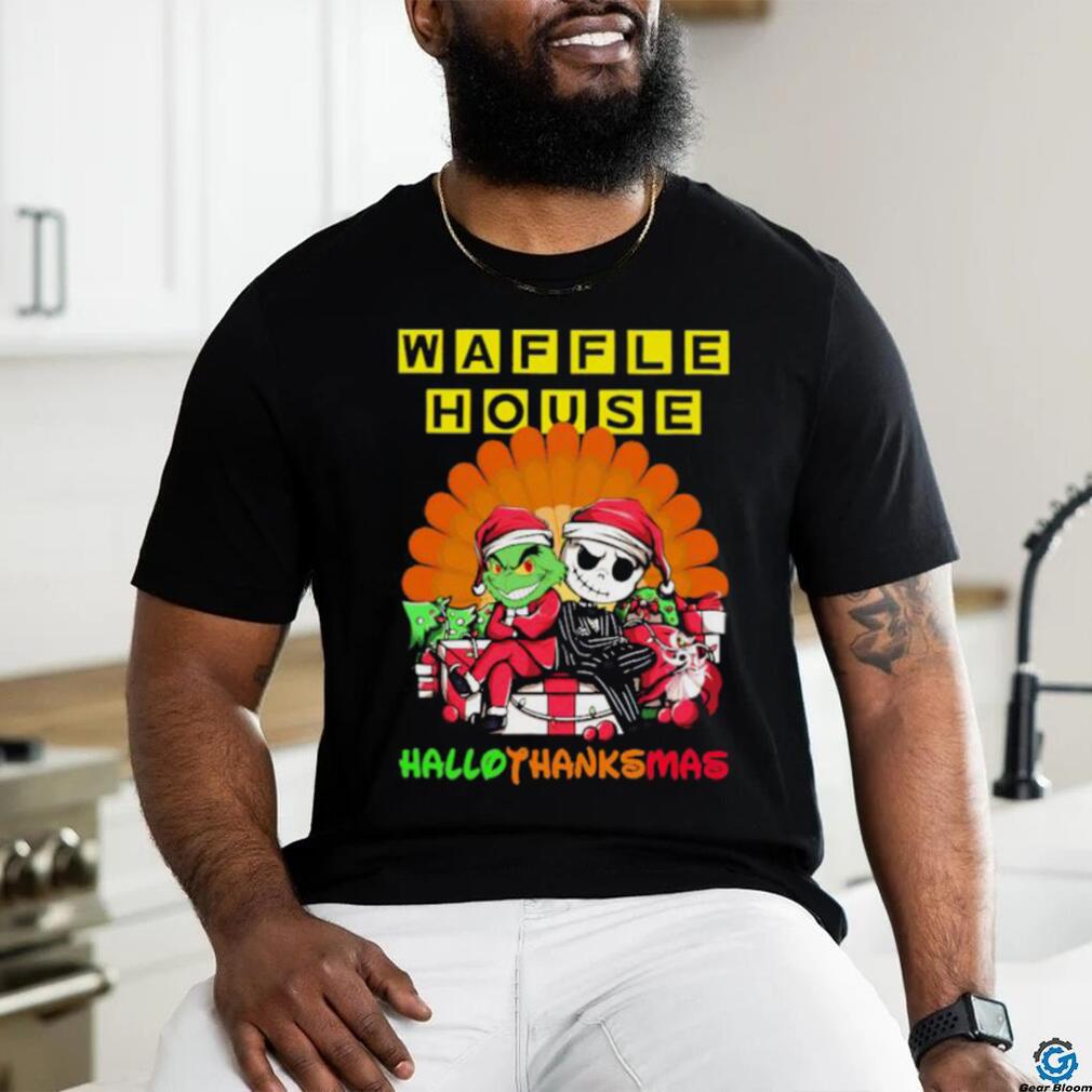 The Grinch Waffle House Hallothanksmas 2023 Shirt, hoodie