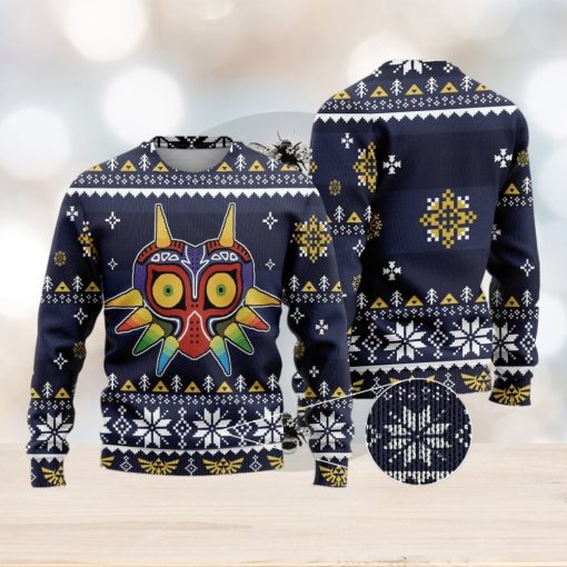 The Legend Of Zelda Christmas Ugly Sweater Majora Legend Of Zelda Christmas Sweater