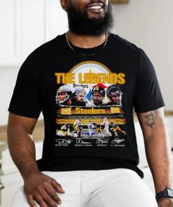 The Legends Pittsburgh Steelers Dwight White Dermontti Dawson Joe Greene signatures shirt