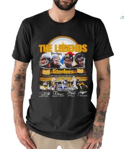 The Legends Pittsburgh Steelers Dwight White Dermontti Dawson Joe Greene signatures shirt