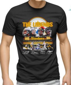 The Legends Pittsburgh Steelers Dwight White Dermontti Dawson Joe Greene signatures shirt