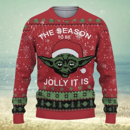 The Mandalorian Starwars The Season To Be Jolly It Is Ugly Christmas Sweater