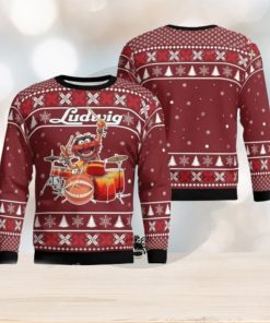 The Muppets Drummer Ludwig Christmas Ugly Sweater Party