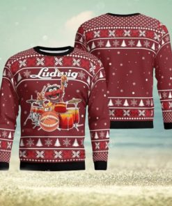 The Muppets Drummer Ludwig Christmas Ugly Sweater Party