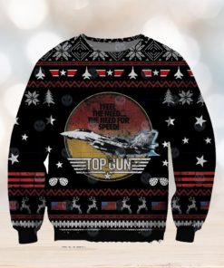 The Need for Speed Top Gun Ugly Christmas Sweater