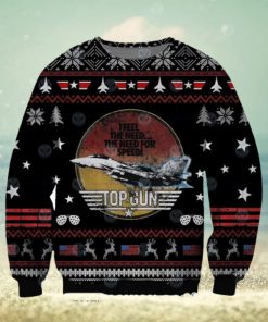 The Need for Speed Top Gun Ugly Christmas Sweater