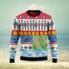 Black Cat Sleigh To Death Star Knitting Pattern Christmas 3D Sweater