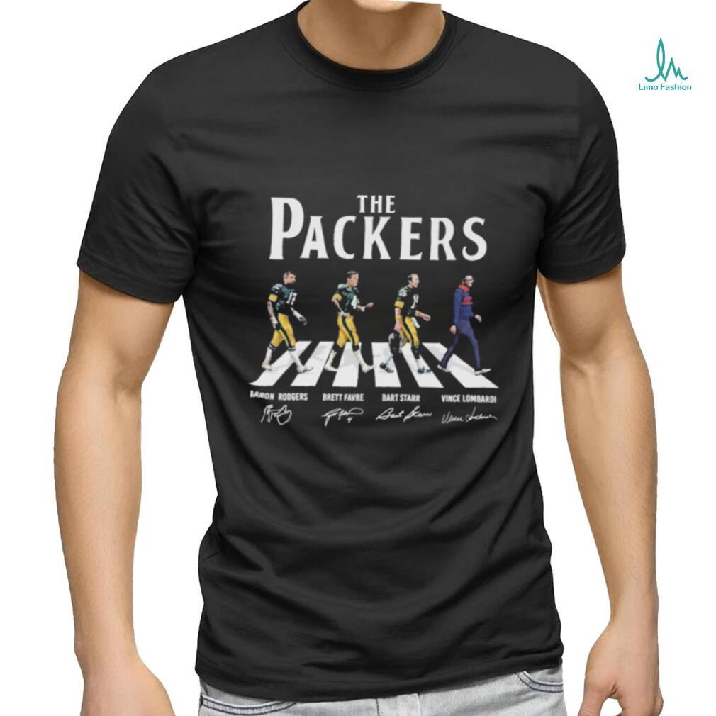 The Packers Sport Team Abbey road 2023 Signatures shirt - Limotees