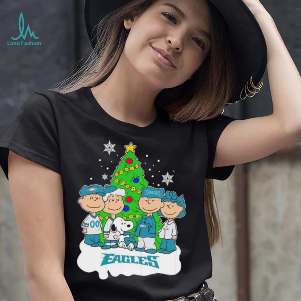 Philadelphia Eagles Santa Snoopy Christmas Shirt - High-Quality