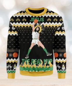 The Real Mvp Jesus Ugly Sweater