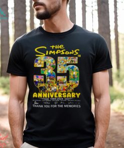 The Simpsons 35th Anniversary 1989 – 2024 Thank You For The Memories T Shirt