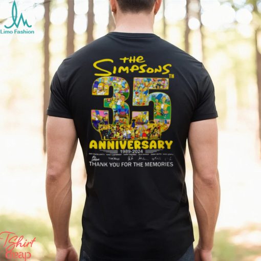 The Simpsons 35th Anniversary 1989 – 2024 Thank You For The Memories T Shirt