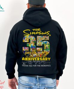 The Simpsons 35th Anniversary 1989 – 2024 Thank You For The Memories T Shirt