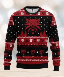 The Witcher Red All Over Print Ugly Christmas Sweater