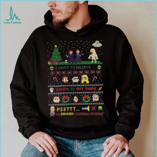 The X Files Christmas Santa Is Out There shirt