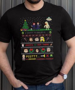 The X Files Christmas Santa Is Out There shirt