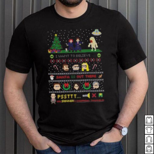 The X Files Christmas Santa Is Out There shirt
