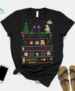 The X Files Christmas Santa Is Out There shirt