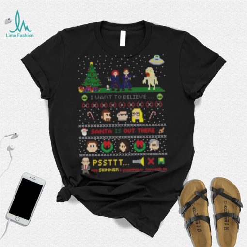 The X Files Christmas Santa Is Out There shirt