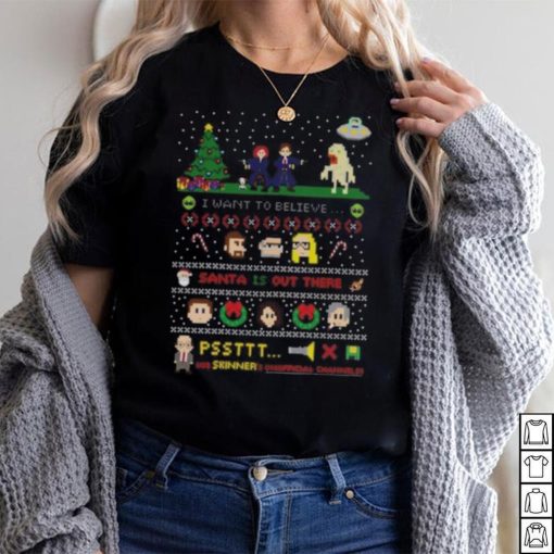 The X Files Christmas Santa Is Out There shirt