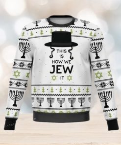 This Is How Jew It Christmas Ugly Sweater Mens