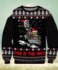 This Is The Way Din Djarin And Grogu Baby Yoda Star Wars Christmas Ugly Sweater