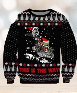 This Is The Way Din Djarin And Grogu Baby Yoda Star Wars Christmas Ugly Sweater